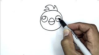 how to draw a chick coming out of an egg with number 0 drawing with number