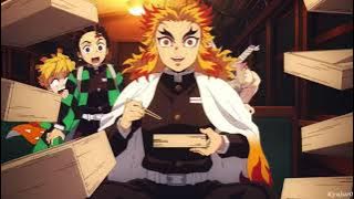 Every time Rengoku says “UMAI!”