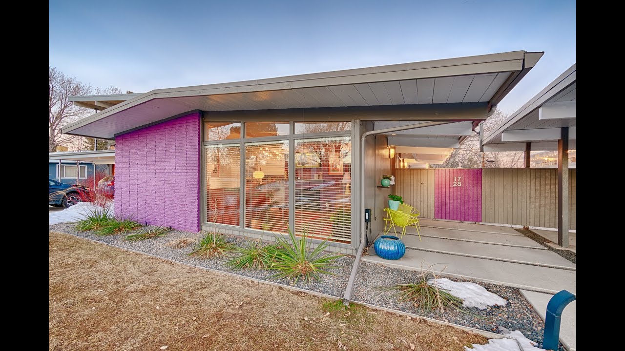 Real Life Shag Painting Mid Century Modern 1728 S Ivy St Denver, CO 80224