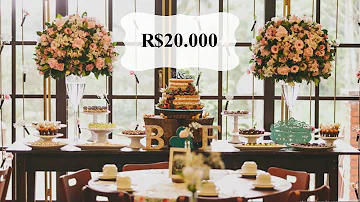 Como fazer um casamento com 20.000 reais?