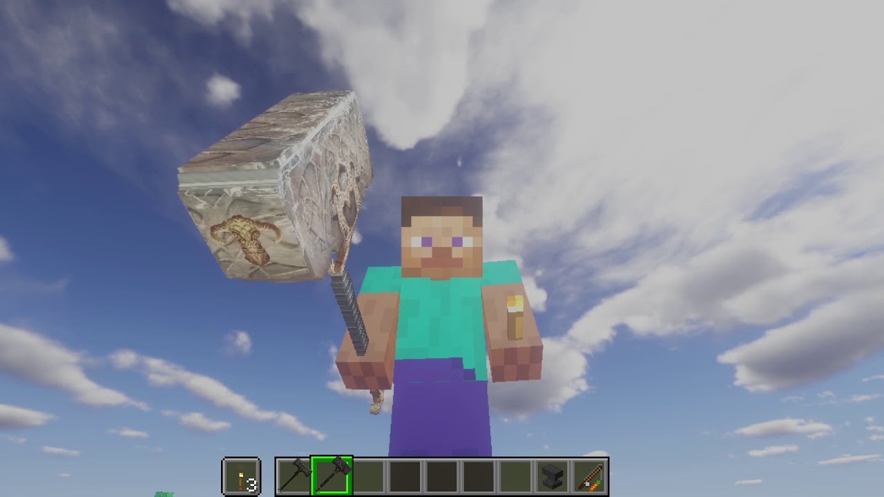 Hammer pack (Custom Model Data) Minecraft 1.16.4 Java YouTube