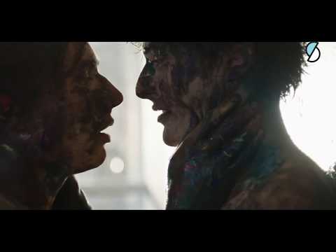 Eliott and Lucas Real Love   Jackson Pollock Paint Scene