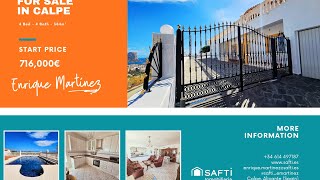 House for Sale in Calpe (Alicante) 716,000€