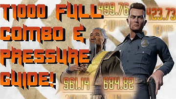 T-1000 Shujinko Full Combo And Pressure Guide! (The Corner Pressure is CRAZY) | MK1 Combo Guide