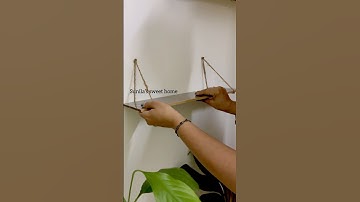 Diy Hanging  rack #easydecor #verticalgardening #tilecutting #trick #sunilassweethome