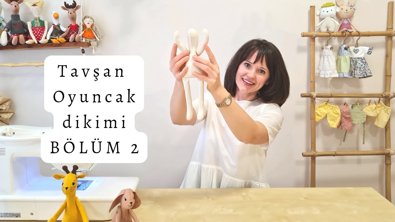 Tavşan oyuncak dikimi. Bölüm 2
