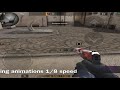 Butterfly knife animations standoff2 slow motion