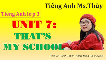 Tiếng Anh lớp 3-  Unit 7- That