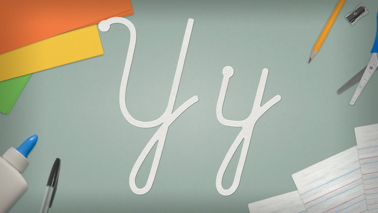 How to Write the Letter Y in Cursive | For Beginners