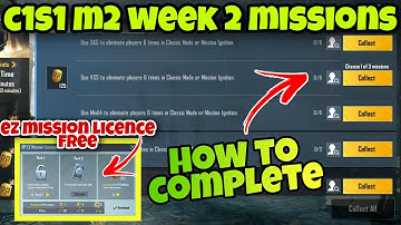 C1S1 M2 Week 2 RP Missions Full Explained | How To Complete Easily M2 Week 2 Missions