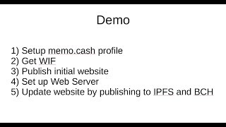 Demo: Decentralized Publishing How To