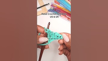 How to Read Crochet Symbols 🧶 | Beginner-Friendly Chart Guide  #crochetshorts #crochetwithme