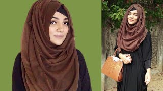 Hijab style with Borkha, Abaya, Shrug & Cotty || Mutahhara♥️