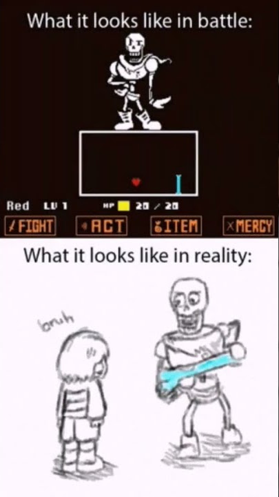 PAPYRUS BATTLE BE LIKE #fyp #battle #frisk #papyrus #undertale #subscribe #like