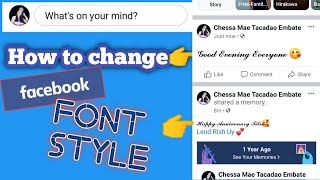 How To Change Facebook 𝔽𝕠𝕟𝕥 Style | How to change 𝔽𝕠𝕟𝕥 in Facebook post screenshot 2