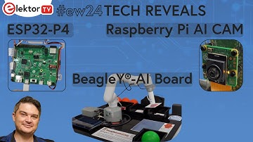 embedded world 2024 onthult - Raspberry Pi AI CAM & 15,6" Monitor, ESP32-P4, BeagleY®-AI Board