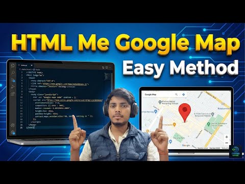 Website Me Google Map Kaise Lagaye | HTML Tutorial for Beginners