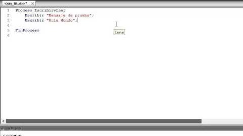 PSeInt: Escribir y Leer