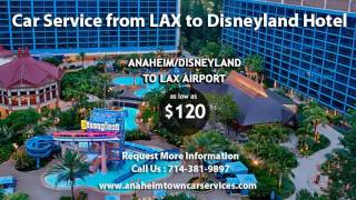 John wayne airport to disneyland ...
