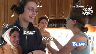 MUTE, DEAF & BLIND CHALLENGE (disaster baking)