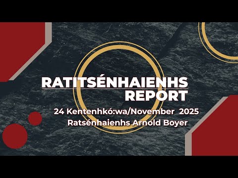 Ratitsénhaienhs Report Arnold Boyer