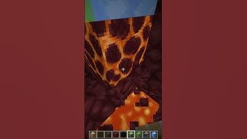 Epic automatic lava bridge builder #minecraft #shorts