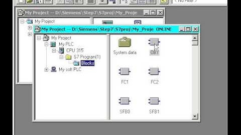 20. DISPLAY PROGRAM STATUS - Step 7 Manager S7-300