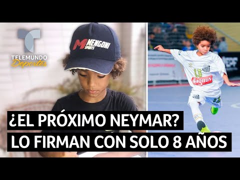 ¿El próximo Neymar? Nike lo firmó ¡con solo 8 años! | Telemundo Deportes