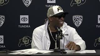 Deion "Coach Prime" Sanders and Jordan Seaton Press Conference