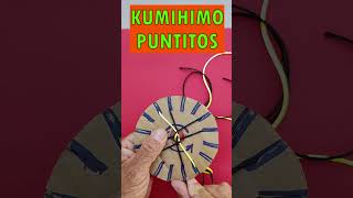 Kumihimo de Puntitos #pulserasdehilo #llaveros #Kumihimo