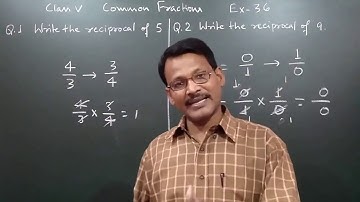 Class 5 Learning Mathematics Common Fractions Ex-36 and Ex-37 By Manoj Prasad Karn