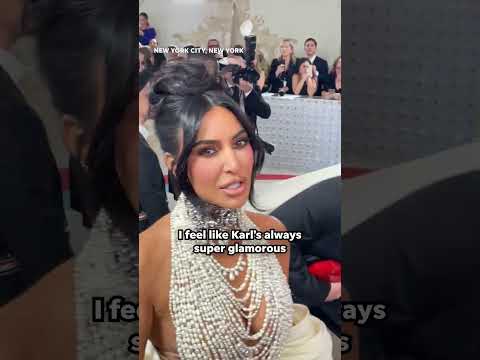 Kim Kardashian explains her 2023 Met Gala look #Shorts