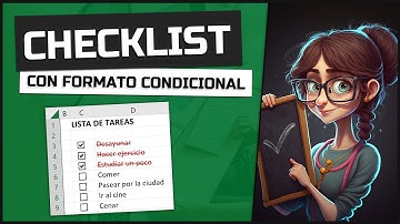 Crear Checklist con formato condicional en Excel (TUTORIAL)
