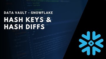 1 - Data Vault - Hash keys and Hash diffs for CDC in Snowflake with Merge script