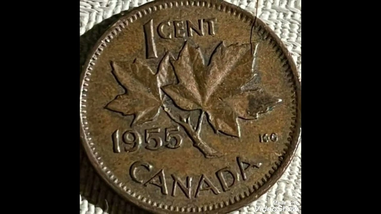 1 Cents 1955 Canada ,Coin Valuable worth Money!!