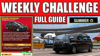 FH6 Weekly Challenge Delightful Drop Off - FULL GUIDE! Tokyo Central Railway Station (Summer Season)