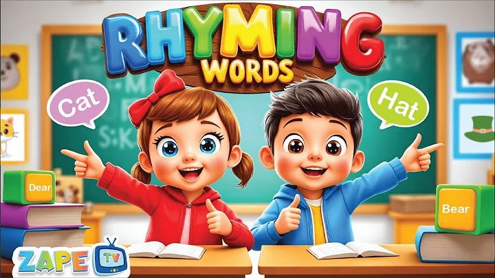 Rhyming Words Song for Kids | Fun and Easy Rhymes | Sing-Along! | Zape Tv