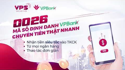 Hướng dẫn chuyển tiền vào TKCK VPS qua mã số định danh #vpssmartone