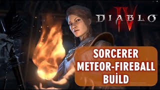 Unleash Ultimate Destruction With Diablo 4's Sorcerer Meteor Fireball Build!