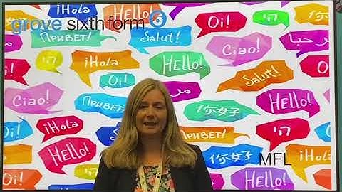 The Grove Sixth Form Virtual Open Event – MFL