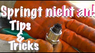 Rasenmäher springt nicht an  TIPS & TRICKS