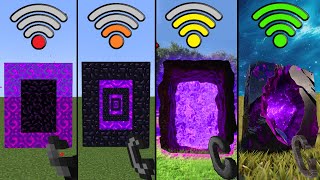 nether portal with different Wi-FI Be like