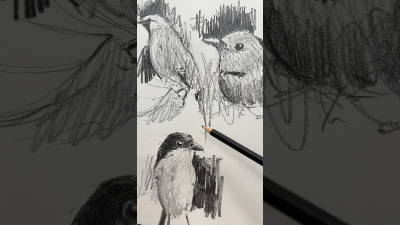 Soft lead pencils like eight or nine B will give you Rich darks 