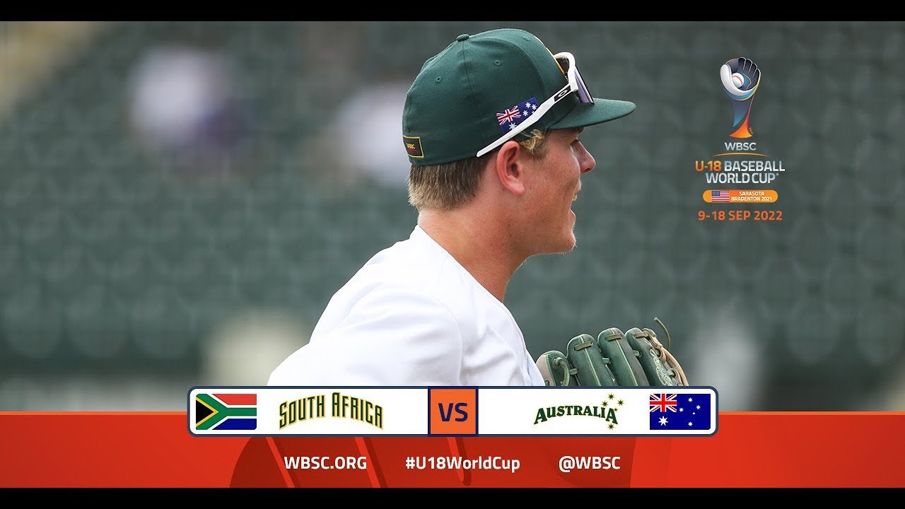 Highlights 🇿🇦 South Africa vs Australia 🇦🇺 - WBSC U-18 Baseball World Cup - Placement Round