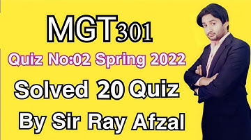 Mgt301 quiz 2 2022|Mt301 quiz 2|Mgt301 quiz 2 spring 2022|Mgt301 quiz 2 solution 2022|Mgt301 Quiz