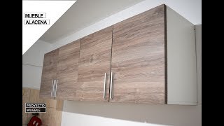 COMO HACER MUEBLE ALACENA PARA COCINA  PROYECTO MUEBLE