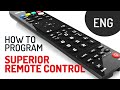 Tutorial how to program superior programmable remote control 4in1 2in1 1in1