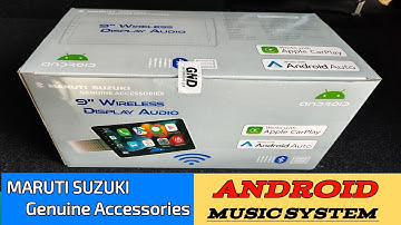 9"wireless display audio✅ Maruti Suzuki genuine accessories✅ Full Android Music system| Swift 2025 |
