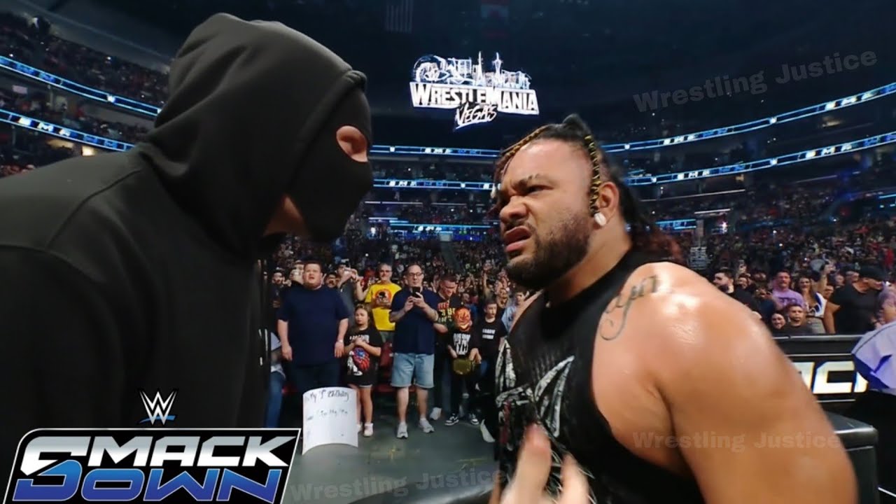 WWE 21 February 2026 Masked Man Brutal Attack Jacob Fatu WWE SmackDown 2026 Highlights