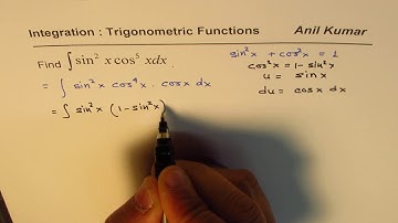 Keep Odd Aside Integral Strategy for sin^2x cos^5x U Substitution